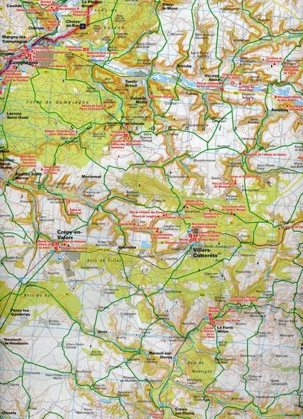 Produktbild: ADFC-Radtourenkarte F-PIC Paris Picardie 1:150.000, reiß- und wetterfest, E-Bike geeignet, GPS-Tracks Download