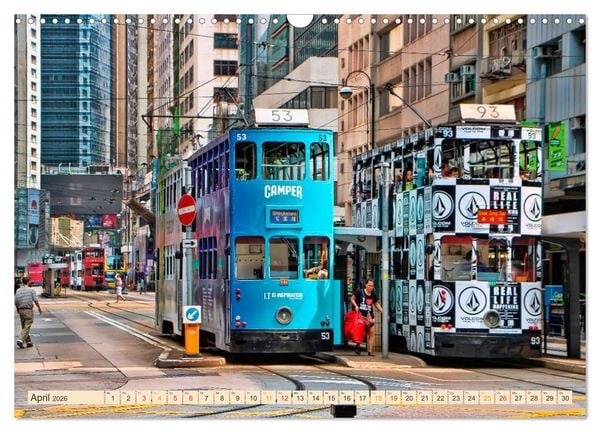 Produktbild: Durch die Welt mit der Stra&szlig;enbahn (Wandkalender 2026 DIN A3 quer), CALVENDO Monatskalender