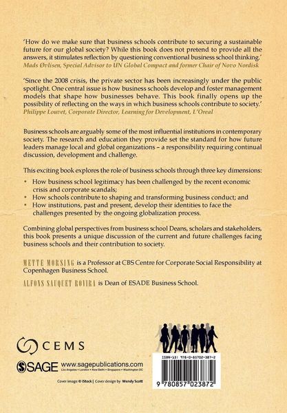 Produktbild: Business Schools and their Contribution to Society
