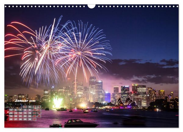 Produktbild: Weltst&auml;dte - Iconic world cities (Wandkalender 2026 DIN A3 quer), CALVENDO Monatskalender