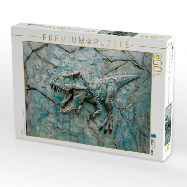 Produktbild: CALVENDO Puzzle T-Rex | 1000 Teile Lege-Gr&ouml;&szlig;e 64x48cm Foto-Puzzle f&uuml;r gl&uuml;ckliche Stunden