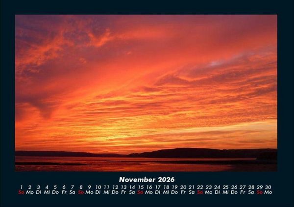 Produktbild: Landschaftskalender 2026 Fotokalender DIN A4