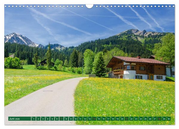 Produktbild: Tannheim und das Tal (Wandkalender 2026 DIN A3 quer), CALVENDO Monatskalender