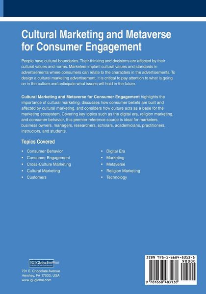 Produktbild: Cultural Marketing and Metaverse for Consumer Engagement