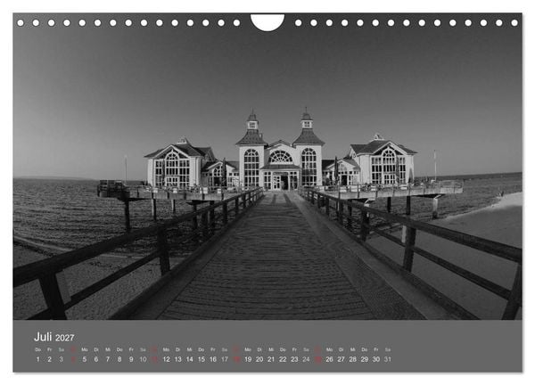 Produktbild: Ostsee - von schwarz bis wei&szlig; (Wandkalender 2027 DIN A4 quer), CALVENDO Monatskalender