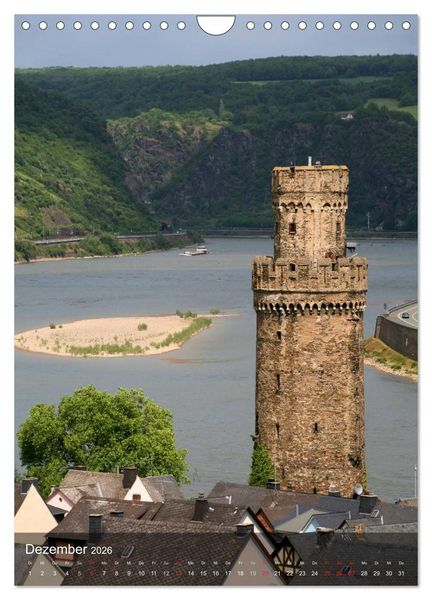 Produktbild: Oberwesel am Rhein (Wandkalender 2026 DIN A4 hoch), CALVENDO Monatskalender