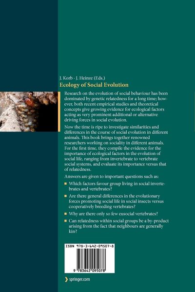 Produktbild: Ecology of Social Evolution