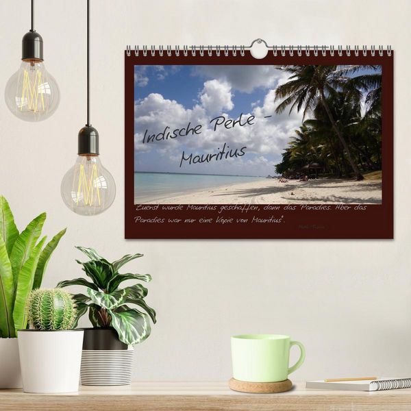 Produktbild: Indische Perle - Mauritius (Wandkalender 2026 DIN A4 quer), CALVENDO Monatskalender