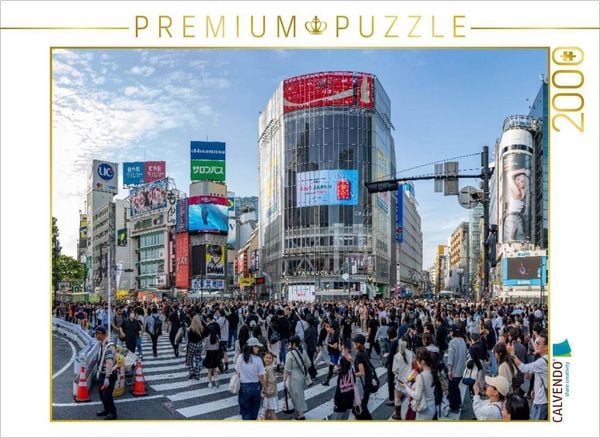 CALVENDO Puzzle Shibuya Das geordnete Chaos der Millionenstadt | 2000 Teile Lege-Größe 90x67cm Foto-Puzzle für glückliche Stunden