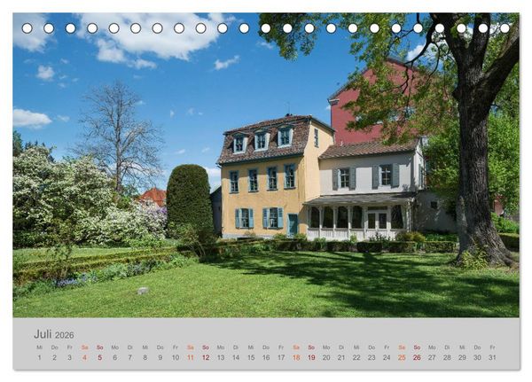 Produktbild: Jena Universit&auml;tstadt an der Saale (Tischkalender 2026 DIN A5 quer), CALVENDO Monatskalender