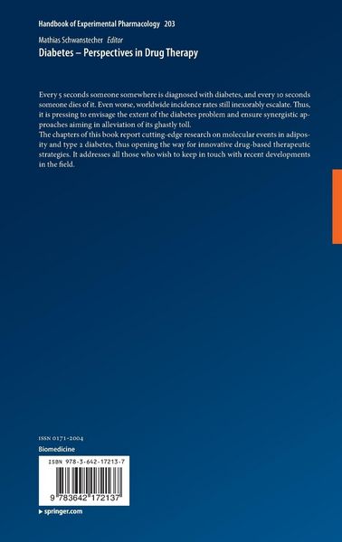 Produktbild: Diabetes - Perspectives in Drug Therapy