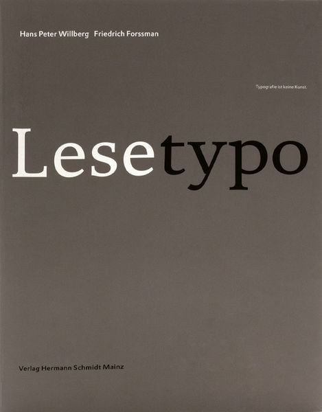 Produktbild: Lesetypografie