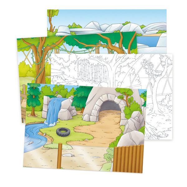 Produktbild: TR&Ouml;TSCH - Besch&auml;ftigungskoffer Mein bunter Koffer Alle meine Zootiere | Koffer mit einem Spiel- und Malbuch, Stickerseiten und Minipostern | Ab 3 Jahr