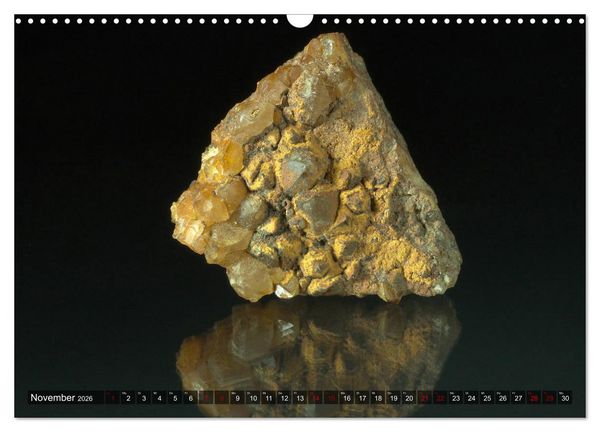 Produktbild: Mineralien (Wandkalender 2026 DIN A3 quer), CALVENDO Monatskalender