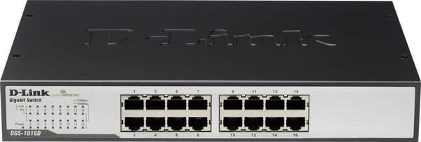 D-Link DGS-1016D Netzwerk Switch 16 Port 1 GBit/s