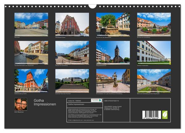 Produktbild: Gotha Impressionen (Wandkalender 2026 DIN A3 quer), CALVENDO Monatskalender