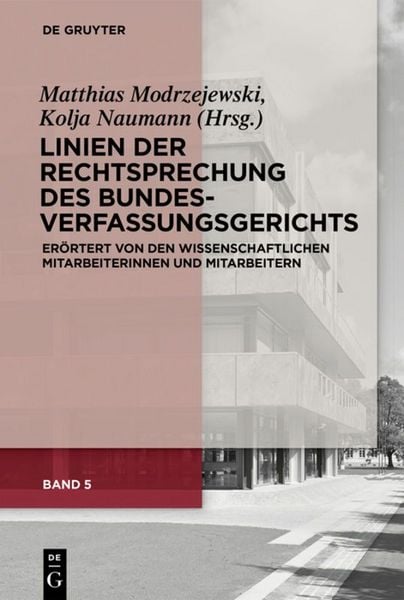 Produktbild: Linien der Rechtsprechung des Bundesverfassungsgerichts
