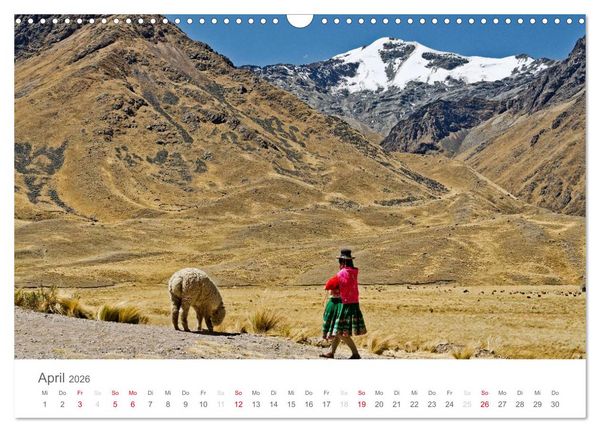 Produktbild: Peru - Perle der Anden (Wandkalender 2026 DIN A3 quer), CALVENDO Monatskalender