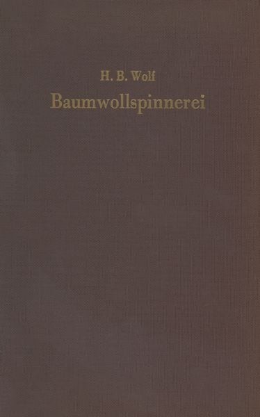 Produktbild: Baumwollspinnerei