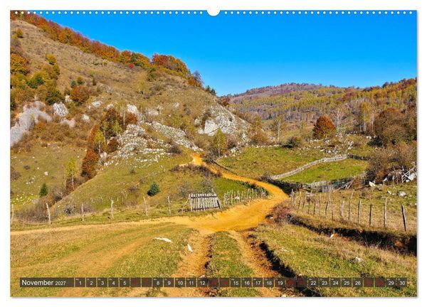 Produktbild: Fundatura Ponorului - Auf dem Via Transilvanica durch die Karpaten (hochwertiger Premium Wandkalender 2027 DIN A2 quer), Kunstdruck in Hochglanz