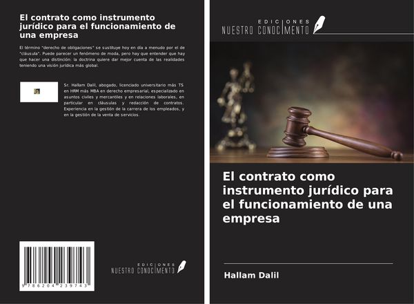 Produktbild: El contrato como instrumento jur&iacute;dico para el funcionamiento de una empresa