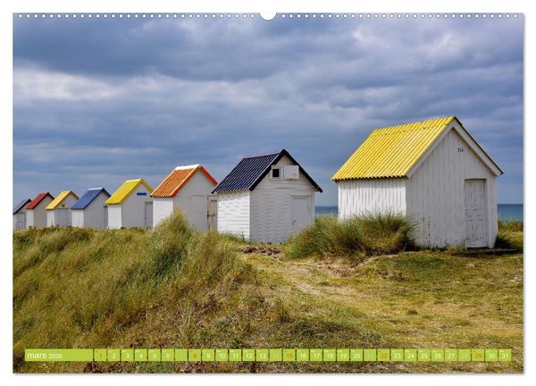 Produktbild: D&eacute;couvrez la Normandie (Calendrier mural 2026 DIN A2 vertical) calendrier de bureau