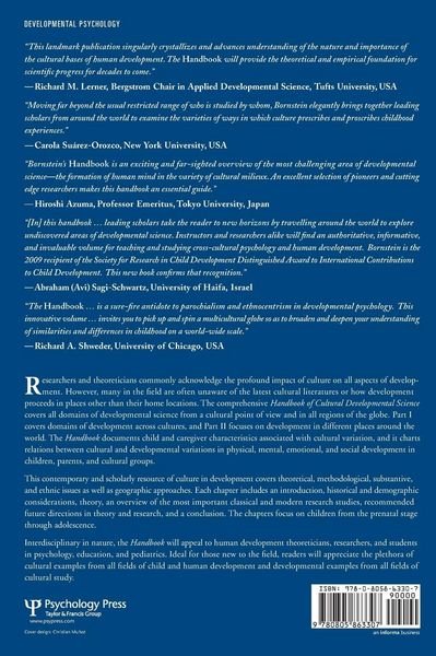 Produktbild: Handbook of Cultural Developmental Science