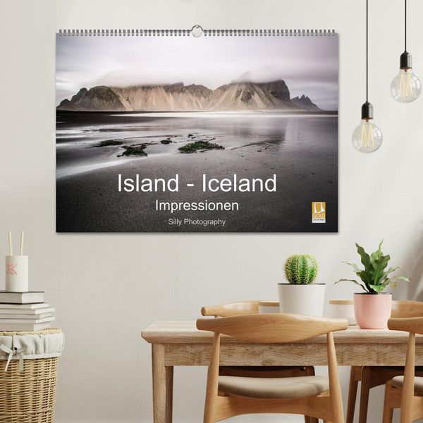 Produktbild: Island - Iceland Impressionen (Wandkalender 2026 DIN A2 quer), CALVENDO Monatskalender