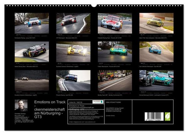 Produktbild: Emotions on Track - Langstreckenmeisterschaft am N&uuml;rburgring - GT3 (hochwertiger Premium Wandkalender 2026 DIN A2 quer), Kunstdruck in Hochglanz