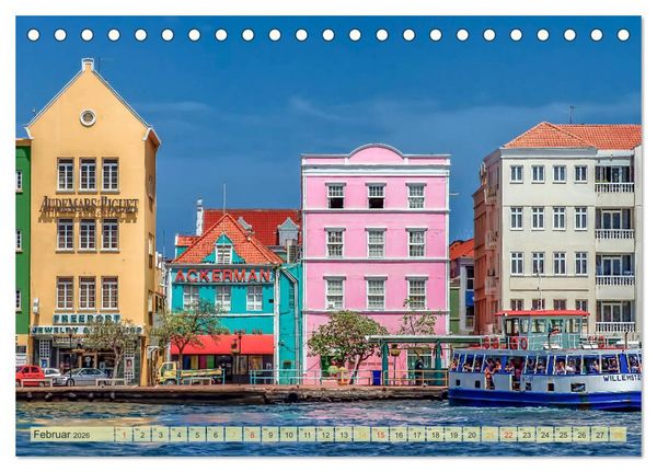 Produktbild: Reise in die Karibik - von den Bahamas bis Aruba (Tischkalender 2026 DIN A5 quer), CALVENDO Monatskalender