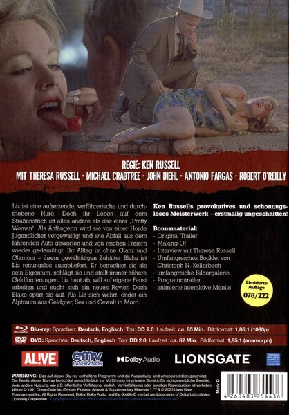 Produktbild: Die Hure - Uncut - Limitertes Mediabook - Cover A (Blu-ray + DVD)