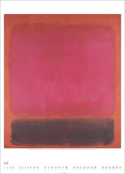 Produktbild: Mark Rothko Kalender 2027