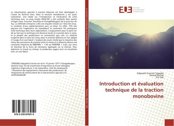 Produktbild: Introduction et &eacute;valuation technique de la traction monobovine