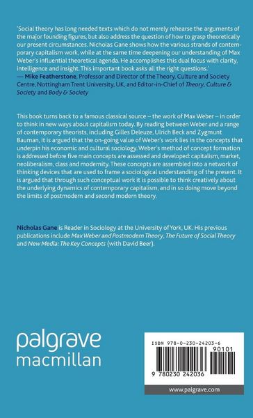 Produktbild: Max Weber and Contemporary Capitalism