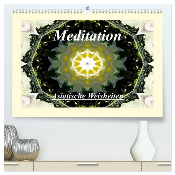 Produktbild: Meditation - Asiatische Weisheiten (hochwertiger Premium Wandkalender 2027 DIN A2 quer), Kunstdruck in Hochglanz