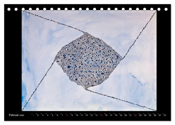 Produktbild: Feinste Aquarelle (Tischkalender 2026 DIN A5 quer), CALVENDO Monatskalender