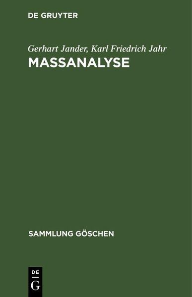 Produktbild: Ma&szlig;analyse
