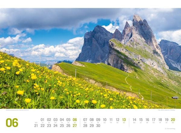 Produktbild: S&uuml;dtirol ReiseLust Kalender 2027 | von Bozen bis zu den drei Zinnen