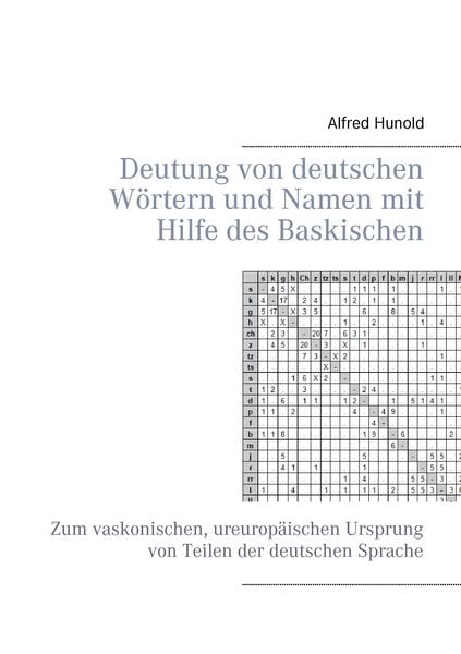 Produktbild: Deutung von deutschen W&ouml;rtern und Namen mit Hilfe des Baskischen