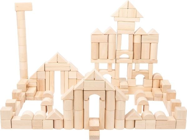Produktbild: Holzbausteine Natur 200er-Pack im Beutel