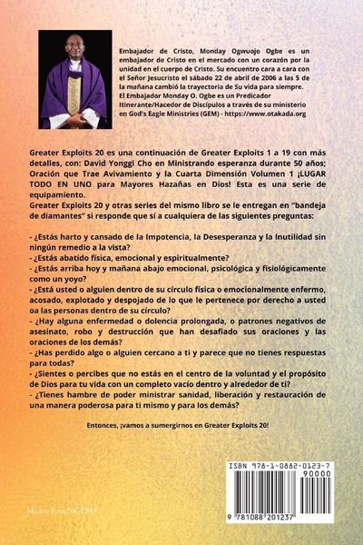 Produktbild: Grandes haza&ntilde;as - 20 Con - David Yonggi Cho en Ministrando esperanza por 50 a&ntilde;os; Oraci&oacute;n..