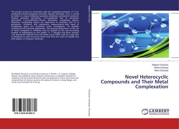 Produktbild: Novel Heterocyclic Compounds and Their Metal Complexation