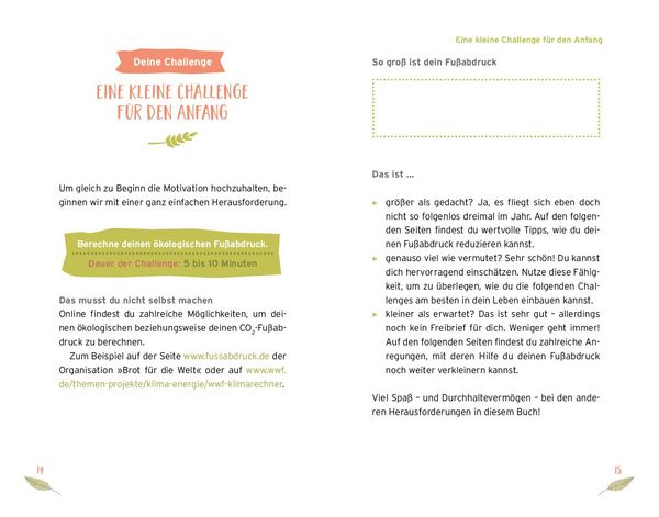 Produktbild: Nachhaltig leben &ndash; Die Challenge