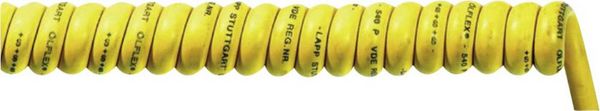 Produktbild: LAPP 71220121 Spiralkabel &Ouml;LFLEX&reg; SPIRAL 540 P 1000mm / 3000mm 5G 0.75mm&sup2; Gelb 1St.