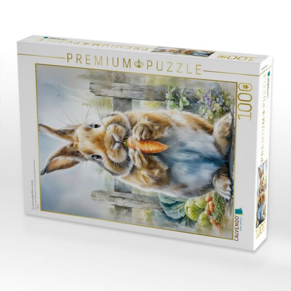 Produktbild: CALVENDO Puzzle So eine knackige M&ouml;hre ist lecker | 1000 Teile Lege-Gr&ouml;&szlig;e 64x48cm Foto-Puzzle f&uuml;r gl&uuml;ckliche Stunden
