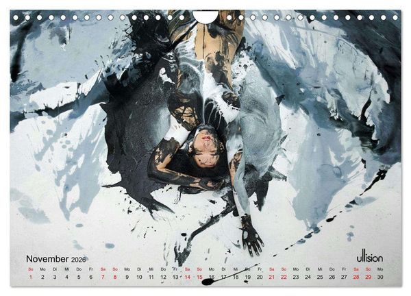 Produktbild: Akt in Farbe &ndash; schwarzwei&szlig; (Wandkalender 2026 DIN A4 quer), CALVENDO Monatskalender