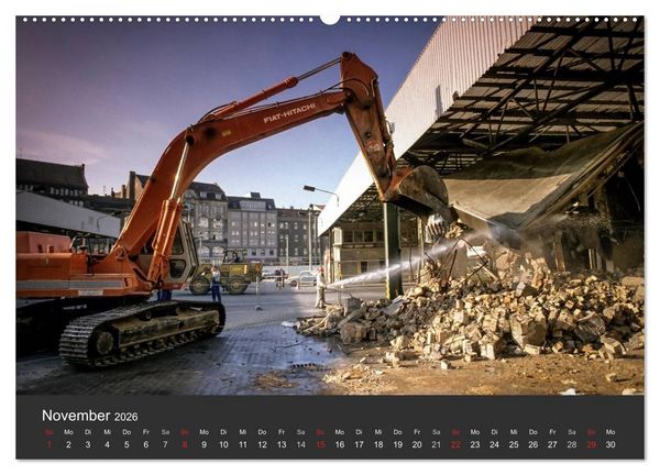 Produktbild: Berlin - der Fall der Mauer (hochwertiger Premium Wandkalender 2026 DIN A2 quer), Kunstdruck in Hochglanz