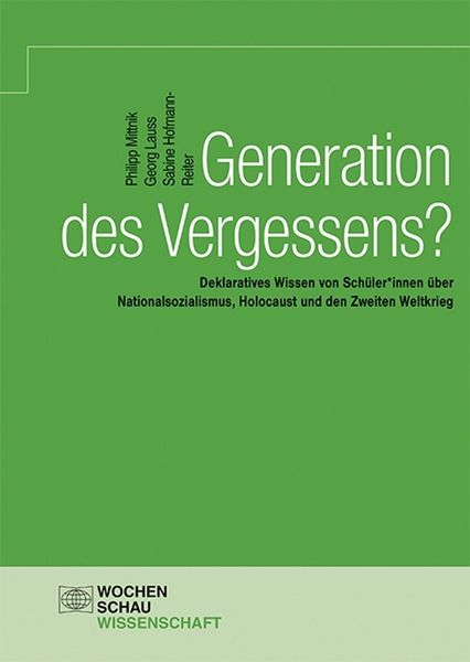 Produktbild: Generation des Vergessens?