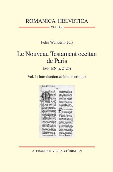 Produktbild: Le Nouveau Testament occitan de Paris(Ms. BN fr. 2425)