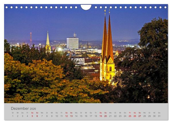 Produktbild: Bielefeld Am Rand des Teutoburger Waldes (Wandkalender 2026 DIN A4 quer), CALVENDO Monatskalender